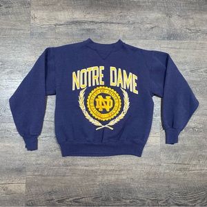 Vintage Norte Dame Champion Reverse Weave Graphic College Sweatshirt Sz M